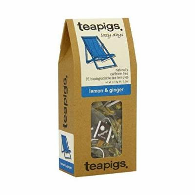 (10 PACK) - Teapigs Lemon & Ginger Tea| 15 Bags |10 PACK - SUPER SAVER - SAVE MONEY