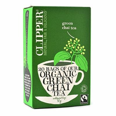 (10 PACK) - Clipper - Fairtrade Organic Green Chai | 20 Bag | 10 PACK BUNDLE