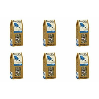 (6 PACK) - Teapigs Lemon & Ginger Tea| 15 Bags |6 PACK - SUPER SAVER - SAVE MONEY