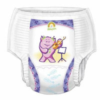 Covidien Youth Training Pants for girls Pull On X-Large Disposable Heavy Absorbency - case of 76