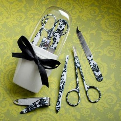 Pretty Damask Design Manicure Sets pack of 18