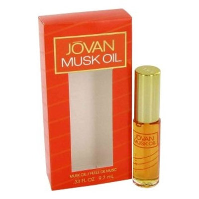 Jovan Musk By Jovan For Women Perfume Oil 0.33 Ounce, Classic Sensual Musk for Women Notes of Jasmine and Bergamot