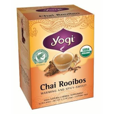 Yogi Chai Rooibos, Herbal Tea Supplement, 16-Count Tea Bags (Pack of 6), Garden, Lawn, Maintenance