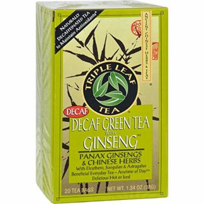 Green Tea-No Caffeine With Ginseng & Chinese Herbs Triple Leaf Tea 20 Bag by Triple Leaf Tea