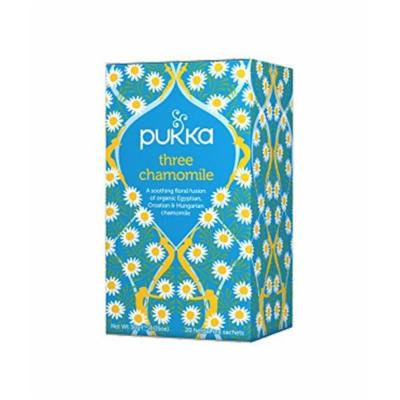 (4 PACK) - Pukka Three Chamomile Tea| 20 Bags |4 PACK - SUPER SAVER - SAVE MONEY