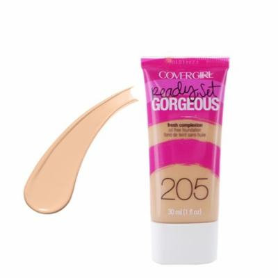 (6 Pack) COVERGIRL Ready Set Gorgeous Foundation - Natural Beige 205