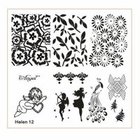Womail DIY Nail Art Image Stamp Stamping Plates Manicure Template Nail Stamping Plates