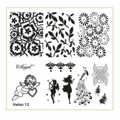 Womail DIY Nail Art Image Stamp Stamping Plates Manicure Template Nail Stamping Plates
