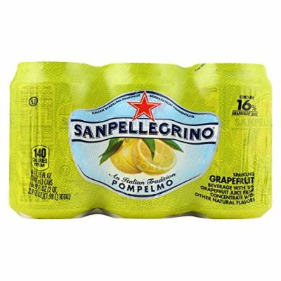 San Pellegrino Sparkling Water - Pompelmo Grapefruit - Case of 4 - 11.1 Fl oz.