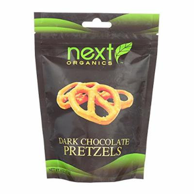 Next Organics Dark Chocolate - Pretzels - Case of 6 - 4 oz.