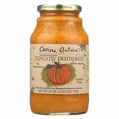 Cucina Antica Tuscany Pumpkin Pasta Sauce - Case of 12 - 25 oz.