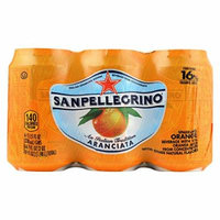 San Pellegrino Sparkling Water - Aranciata - Case of 4 - 11.1 Fl oz.