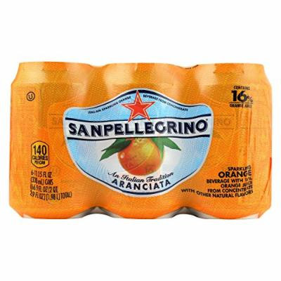 San Pellegrino Sparkling Water - Aranciata - Case of 4 - 11.1 Fl oz.