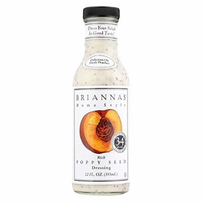 Brianna's Salad Dressing - Poppy Seed - Case of 6 - 12 Fl oz.