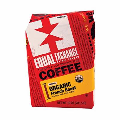 Equal Exchange Organic Drip Coffee - French Roast - Case of 6 - 10 oz.