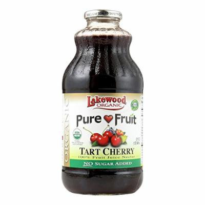 Lakewood Pure Organic Tart Cherry - Cherry - Case of 12 - 32 Fl oz.