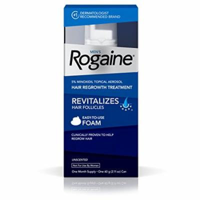 6 Pack Men's Rogaine 5% minoxidil topical Hair Regrowth Treatment 1 Month Each