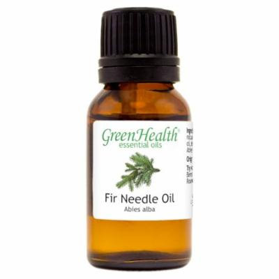 Fir Needle Essential Oil - 1/2 fl oz (15 ml) Glass Bottle w/ Euro Dropper - 100% Pure Essential Oil by GreenHealth