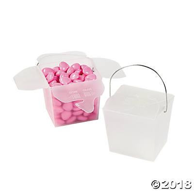 Mini Frosted Takeout Boxes (pack of 12)
