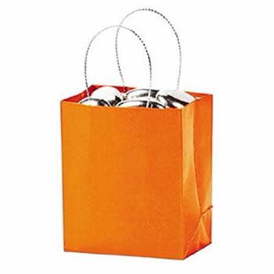 Mini Orange Gift Bags (pack of 3)
