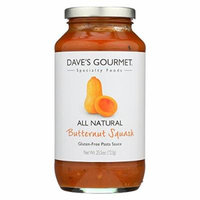 Dave's Gourmet Butternut Squash Pasta Sauce - Case of 6 - 25.5 oz.
