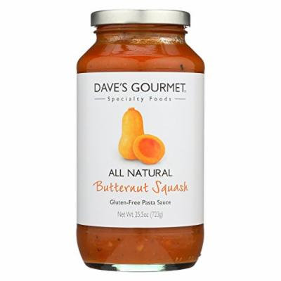 Dave's Gourmet Butternut Squash Pasta Sauce - Case of 6 - 25.5 oz.