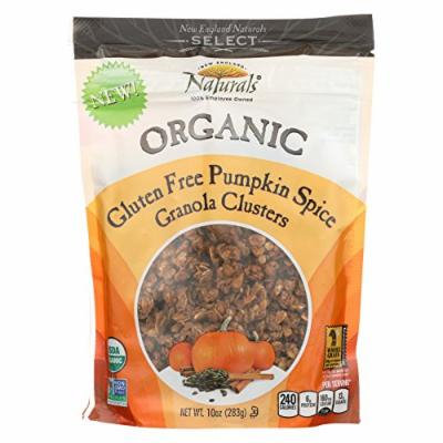New England Naturals Organic Gluten - Free Spice Granola - Pumpkin Clusters - Case of 6 - 10 oz.