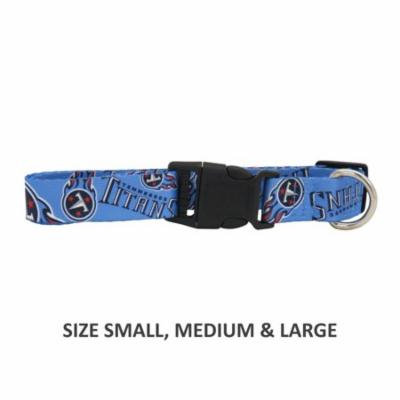 Tennessee Titans Pet Nylon Collar - Medium