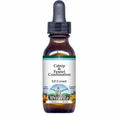 Catnip & Fennel Combination Glycerite Liquid Extract (1:5) - No Flavor (1 oz, ZIN: 522232) - 2-Pack