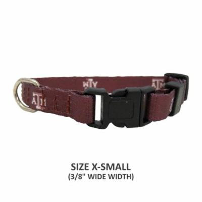 Texas A&M Aggies Pet Nylon Collar - XS