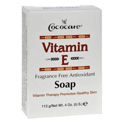 Cococare, Vitamin E Bar Soap, Fragrance Free Antioxidant, 4 oz , 2 Pack