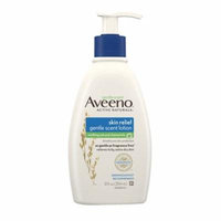 Aveeno Skin Relief Gentle Scent Lotion Soothing Oat And Chamomile, 12 oz, 3 Pack