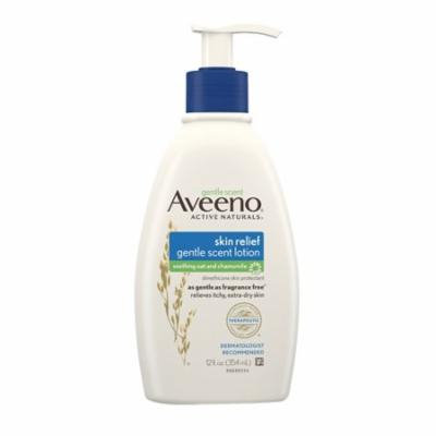 Aveeno Skin Relief Gentle Scent Lotion Soothing Oat And Chamomile, 12 oz, 3 Pack