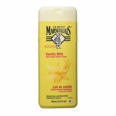 Le Petit Marseillais Body Wash Vanilla Milk Extra Gentle Shower Creme, 13.5 oz, 2 Pack