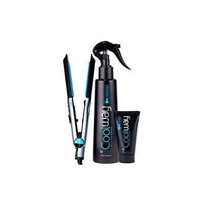 Coolway Pro Starter Kit Flat Iron Styling Kit w/Boost Cream and Transform Spray