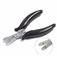 Pro Hair Extension Pliers Flat Straight Head Stainless Steel Tool by Advanced Shop