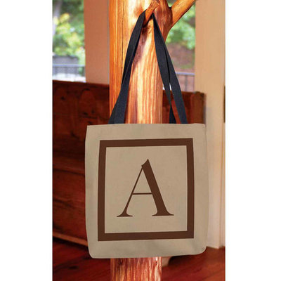 Thumbprintz - Classic Block Monogram Tote Bag