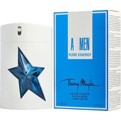 Angel Men Pure Energy By Thierry Mugler For Men Edt Spray 3.4 Oz