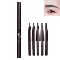 Eyebrow Pencil Waterproof Duo Ended Pencil Set of 5 Color Replaceable Head Eyebrow Pen Long Lasting Easy To Color Brow Brush Brow Pen Makeup Cosmetic Drawing Eye Brow for Girls Women 5 Color
