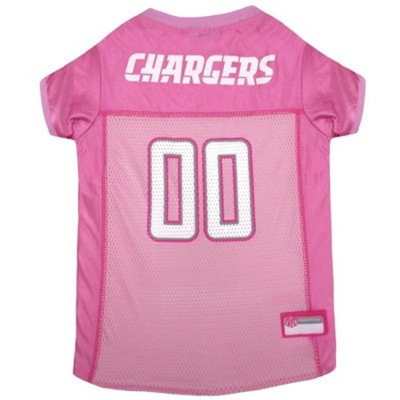 NFL Pets First Pink Pet Football Jersey - Los Angeles Chargers