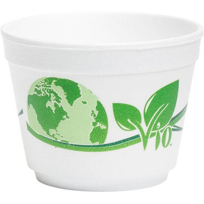 Choiix WCP12C18VIO - WinCup Vio Biodegradable Cups; Foam; 12 oz; White/Green; 1000/Carton
