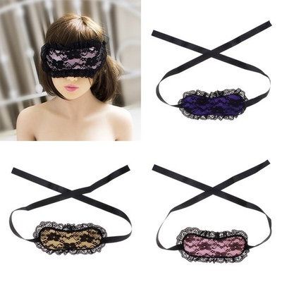 Mmrm Women Cosplay Costume Lace Eyeshade Eye Mask Blindfolded Patch Sex Toys (G