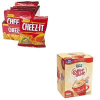 KITKEB12233NES753032 - Value Kit - Coffee-mate Liquid Coffee Creamer, Original (NES753032) and Kellogg's Cheez-It Crackers (KEB12233)