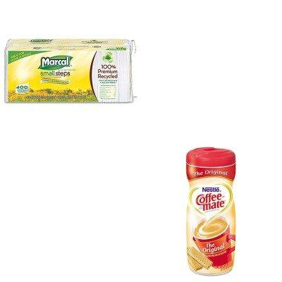 KITMRC6506NES55882 - Value Kit - Coffee-mate Original Flavor Powdered Creamer (NES55882) and Marcal 100% Premium Recycled Luncheon Napkins (MRC6506)