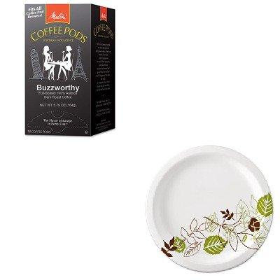 KITDXEUX9WSPKMLA75412 - Value Kit - Melitta Coffee Pods (MLA75412) and Dixie Pathways Mediumweight Paper Plates (DXEUX9WSPK)