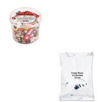 KITJAV39930404021OFX00013 - Value Kit - Distant Lands Coffee Coffee Portion Packs (JAV39930404021) and Office Snax Soft amp;amp; Chewy Mix (OFX00013)
