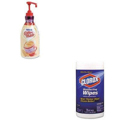 KITCOX01761EANES13799 - Value Kit - Coffee-mate Liquid Coffee Creamer (NES13799) and Clorox Disinfecting Wipes (COX01761EA)