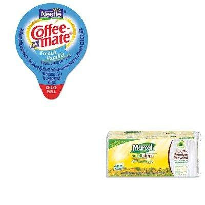 KITMRC6506NES35070 - Value Kit - Coffee-mate Liquid Coffee Creamer (NES35070) and Marcal 100% Premium Recycled Luncheon Napkins (MRC6506)