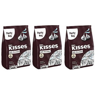 KISSES Chocolates, Gluten-Free Solid Milk Chocolate Candy, 3 Pack (40 Ounce)