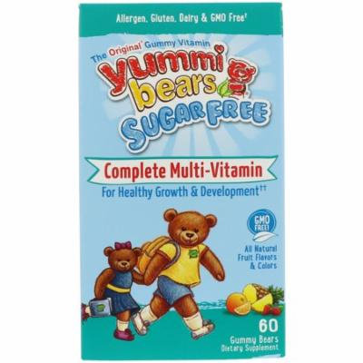 Hero Nutritional Products, Yummi Bears, Complete Multi-Vitamin, Sugar Free, All Natural Fruit Flavors, 60 Gummy Bears(pack of 1)